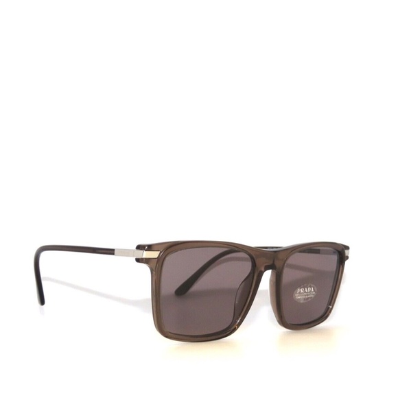 Prada SPR19XS 19 09F03D Brown Gray Sunglasses 19X - Picture 3 of 5